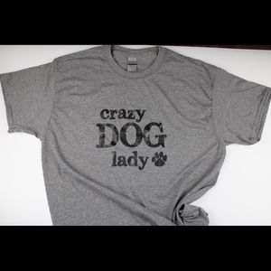 Crazy dog lady t-shirt